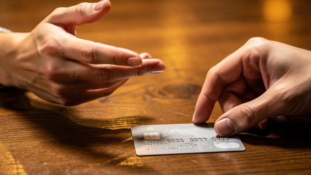 Plan serré sur des mains au-dessus d'une table de restaurant, suggérant le partage de l'addition de manière fluide, sans texte ni chiffres visibles.