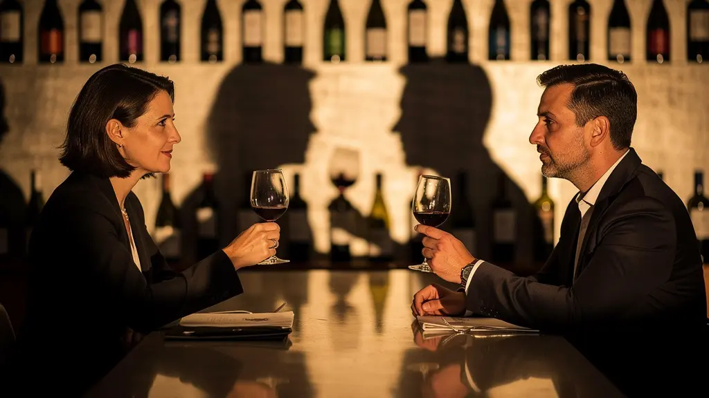 Deux personnes en conversation montrant une synchronisation naturelle de leurs gestes